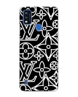 Чехол для ZTE Blade A51 с картинкой «Черно-белый узор LV» Чехол для ZTE Blade A51 с картинкой «Черно-белый узор LV»