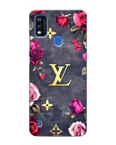 Чехол для ZTE Blade A51 с картинкой «Цветочный Louis Vuitton»