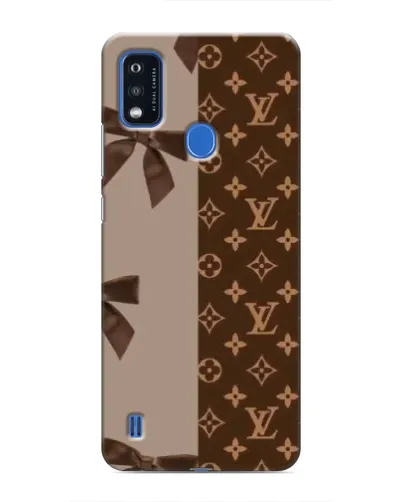 Чехол для ZTE Blade A51 с картинкой «Louis Vuitton — банты»