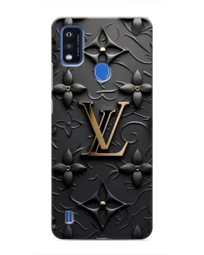 Чехол для ZTE Blade A51 с картинкой «Кожаная текстура LV»