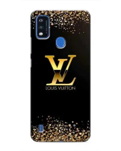 Чехол для ZTE Blade A51 с картинкой «LV — золотые искры»