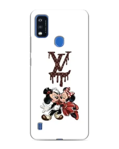 Чехол для ZTE Blade A51 с картинкой «LV и Микки Маус»