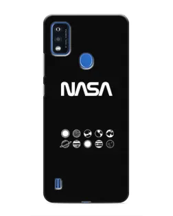 Чехол для ZTE Blade A51 с картинкой «NASA — технический принт» Чехол для ZTE Blade A51 с картинкой «NASA — технический принт»