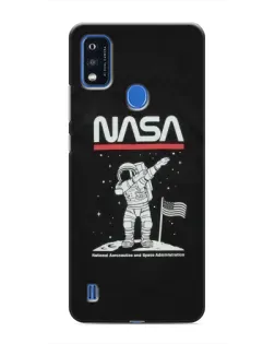 Чехол для ZTE Blade A51 с картинкой «NASA — шагаем по Луне» Чехол для ZTE Blade A51 с картинкой «NASA — шагаем по Луне»