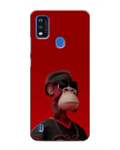 Чехол для ZTE Blade A51 с картинкой «Bored Ape в красном» Чехол для ZTE Blade A51 с картинкой «Bored Ape в красном»