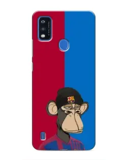 Чехол для ZTE Blade A51 с картинкой «Bored Ape — фанат Барсы» Чехол для ZTE Blade A51 с картинкой «Bored Ape — фанат Барсы»