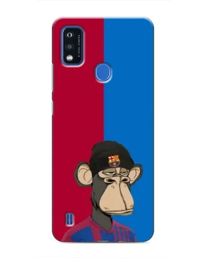 Чехол для ZTE Blade A51 с картинкой «Bored Ape — фанат Барсы» Чехол для ZTE Blade A51 с картинкой «Bored Ape — фанат Барсы»