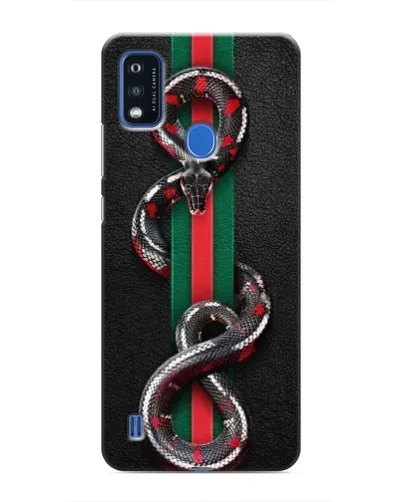 Чехол для ZTE Blade A51 с картинкой «Gucci — змея на полосе» Чехол для ZTE Blade A51 с картинкой «Gucci — змея на полосе»