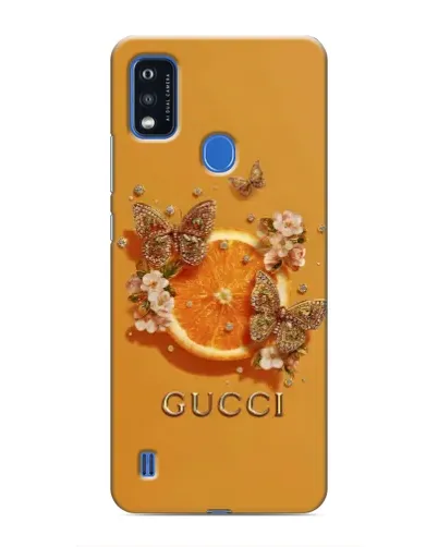 Чехол для ZTE Blade A51 с картинкой «Gucci — золотые бабочки» Чехол для ZTE Blade A51 с картинкой «Gucci — золотые бабочки»