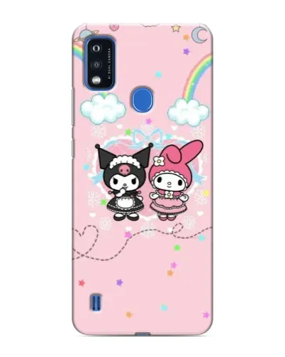 Чехол для ZTE Blade A51 с картинкой «My Melody и Kuromi» Чехол для ZTE Blade A51 с картинкой «My Melody и Kuromi»