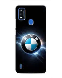 Чехол для ZTE Blade A51 с картинкой «BMW — неоновое сияние»