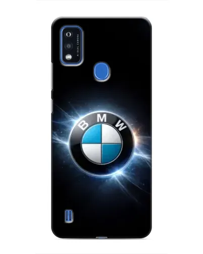Чехол для ZTE Blade A51 с картинкой «BMW — неоновое сияние»