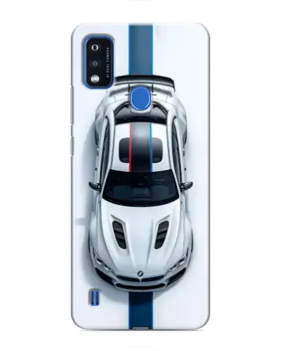 Чехол для ZTE Blade A51 с картинкой «Вид сверху — BMW M»