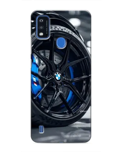 Чехол для ZTE Blade A51 с картинкой «Колесо BMW вблизи»