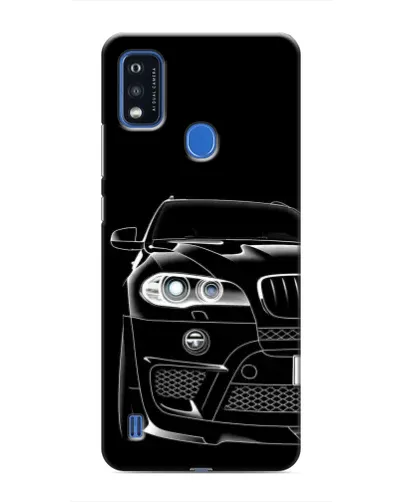 Чехол для ZTE Blade A51 с картинкой «Темный силуэт BMW»