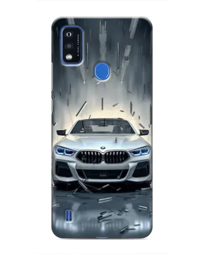 Чехол для ZTE Blade A51 с картинкой «BMW в свете фар»