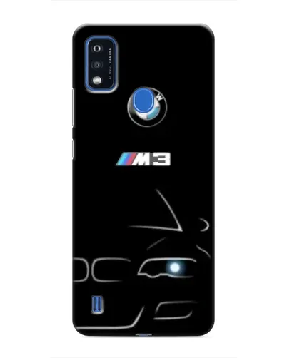 Чехол для ZTE Blade A51 с картинкой «Минималистичный принт BMW M3»