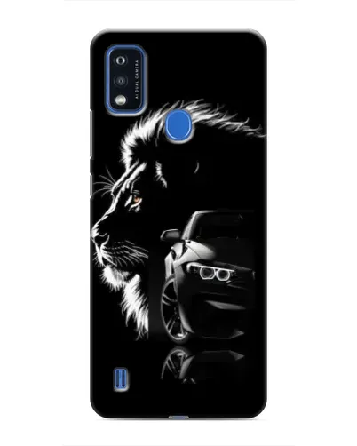 Чехол для ZTE Blade A51 с картинкой «BMW и лев»