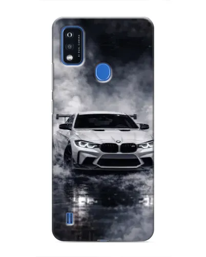 Чехол для ZTE Blade A51 с картинкой «BMW сквозь туман»