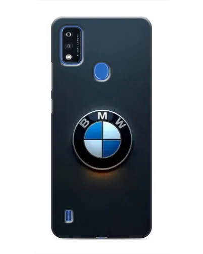 Чехол для ZTE Blade A51 с картинкой «Логотип BMW — минимализм»