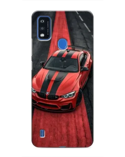 Чехол для ZTE Blade A51 с картинкой «BMW на красной дорожке»