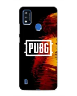 Чехол для ZTE Blade A51 с картинкой «Яркий логотип PUBG»