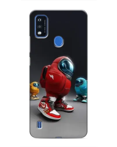 Чехол для ZTE Blade A51 с картинкой «Among Us — 3D стиль»