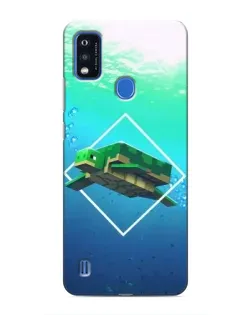 Чохол для ZTE Blade A51 з картинкою «Черепаха Minecraft» Чохол для ZTE Blade A51 з картинкою «Черепаха Minecraft»