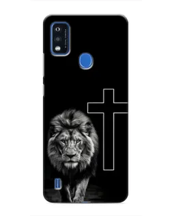 Чехол для ZTE Blade A51 с картинкой «Лев и Крест»
