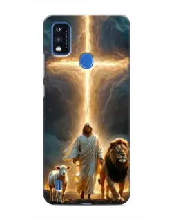 Чехол для ZTE Blade A51 с картинкой «Лев Иуды и Свет»