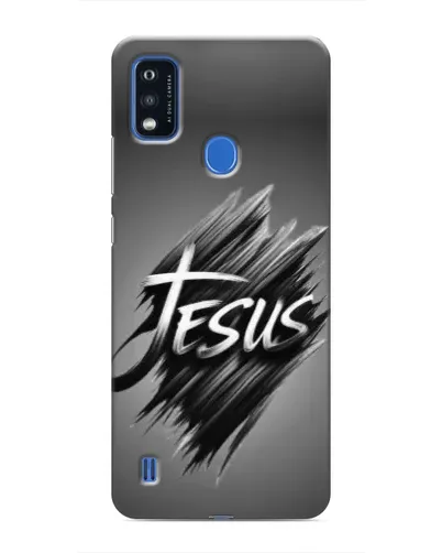 Чехол для ZTE Blade A51 с картинкой «Надпись Jesus Graffiti»
