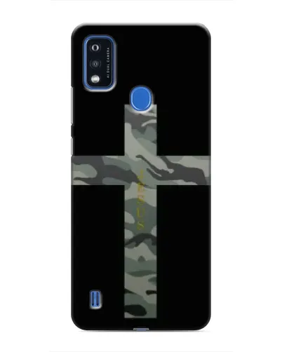 Чехол для ZTE Blade A51 с картинкой «Милитари Крест»
