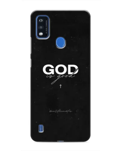 Чехол для ZTE Blade A51 с картинкой «GOD — Бог над всем»