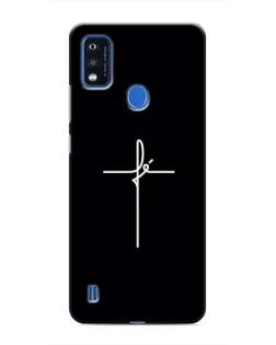 Чехол для ZTE Blade A51 с картинкой «Тонкий крест»