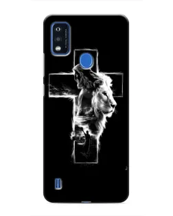 Чехол для ZTE Blade A51 с картинкой «Сияющий крест Jesus»