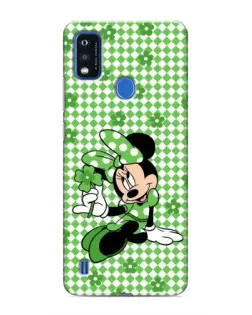 Чехол для ZTE Blade A51 с картинкой «Mickey в клетку»