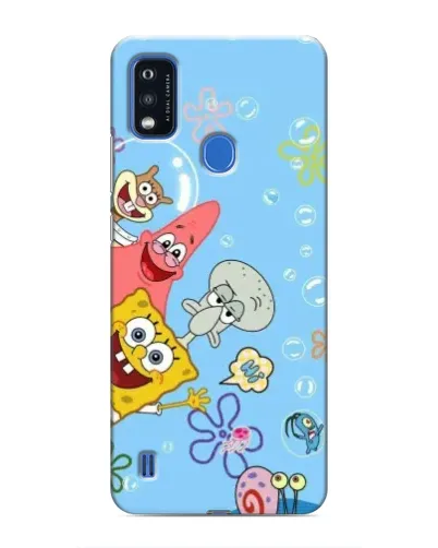 Чехол для ZTE Blade A51 с картинкой «Веселые пузырьки» Чехол для ZTE Blade A51 с картинкой «Веселые пузырьки»