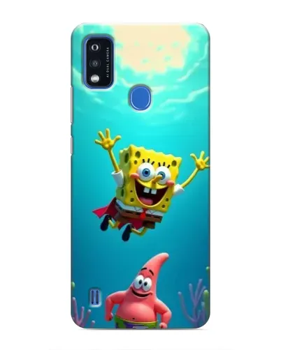 Чехол для ZTE Blade A51 с картинкой «Спанч Боб под водой» Чехол для ZTE Blade A51 с картинкой «Спанч Боб под водой»