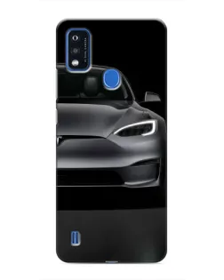 Чехол для ZTE Blade A51 с картинкой «Tesla Model S Look»