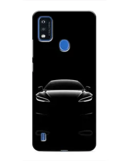 Чехол для ZTE Blade A51 с картинкой «Силуэт Tesla Night»