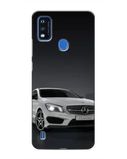 Чехол для ZTE Blade A51 с картинкой «Mercedes AMG GT Silver»