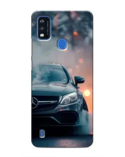 Чехол для ZTE Blade A51 с картинкой «Mercedes — ночной город»