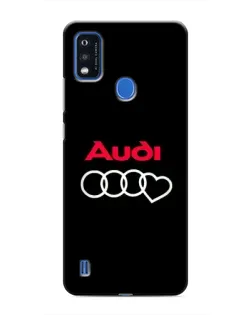 Чехол для ZTE Blade A51 с картинкой «Логотип Audi Heart»