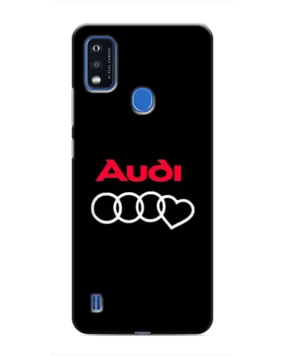 Чехол для ZTE Blade A51 с картинкой «Логотип Audi Heart»