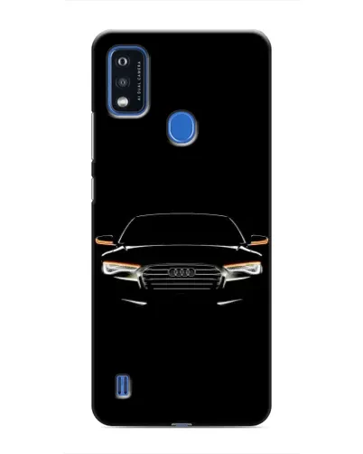 Чехол для ZTE Blade A51 с картинкой «Audi — ночной контур»