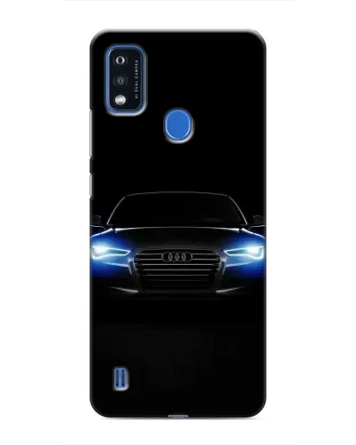 Чехол для ZTE Blade A51 с картинкой «Audi в неоне»
