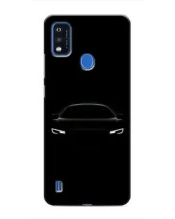Чехол для ZTE Blade A51 с картинкой «Взгляд Audi в темноте»