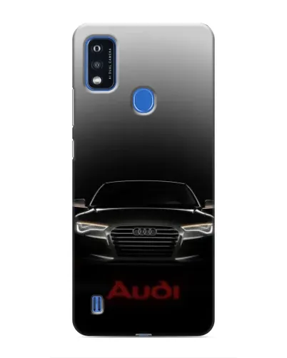 Чехол для ZTE Blade A51 с картинкой «Audi — градиентный контур»
