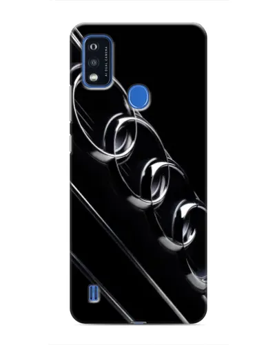 Чехол для ZTE Blade A51 с картинкой «Audi — абстрактные кольца»
