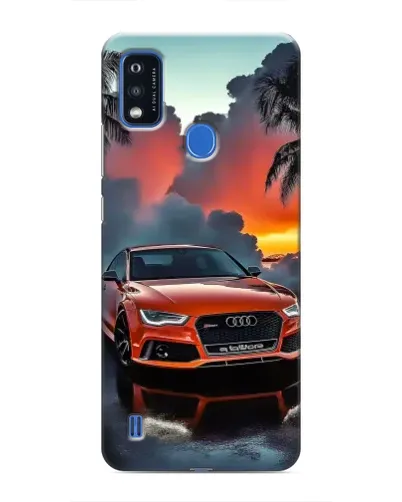 Чехол для ZTE Blade A51 с картинкой «Audi — закат»